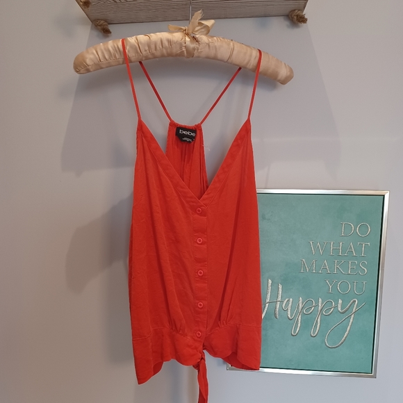 BEBE 100% Mulberry Silk TOP - Picture 7 of 10